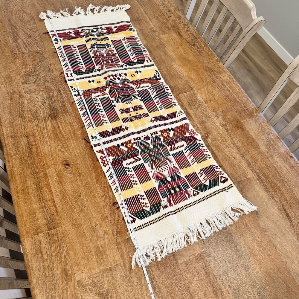 Fall Aztec Printed Buffet table runner cloth - Picture 4 of 5
